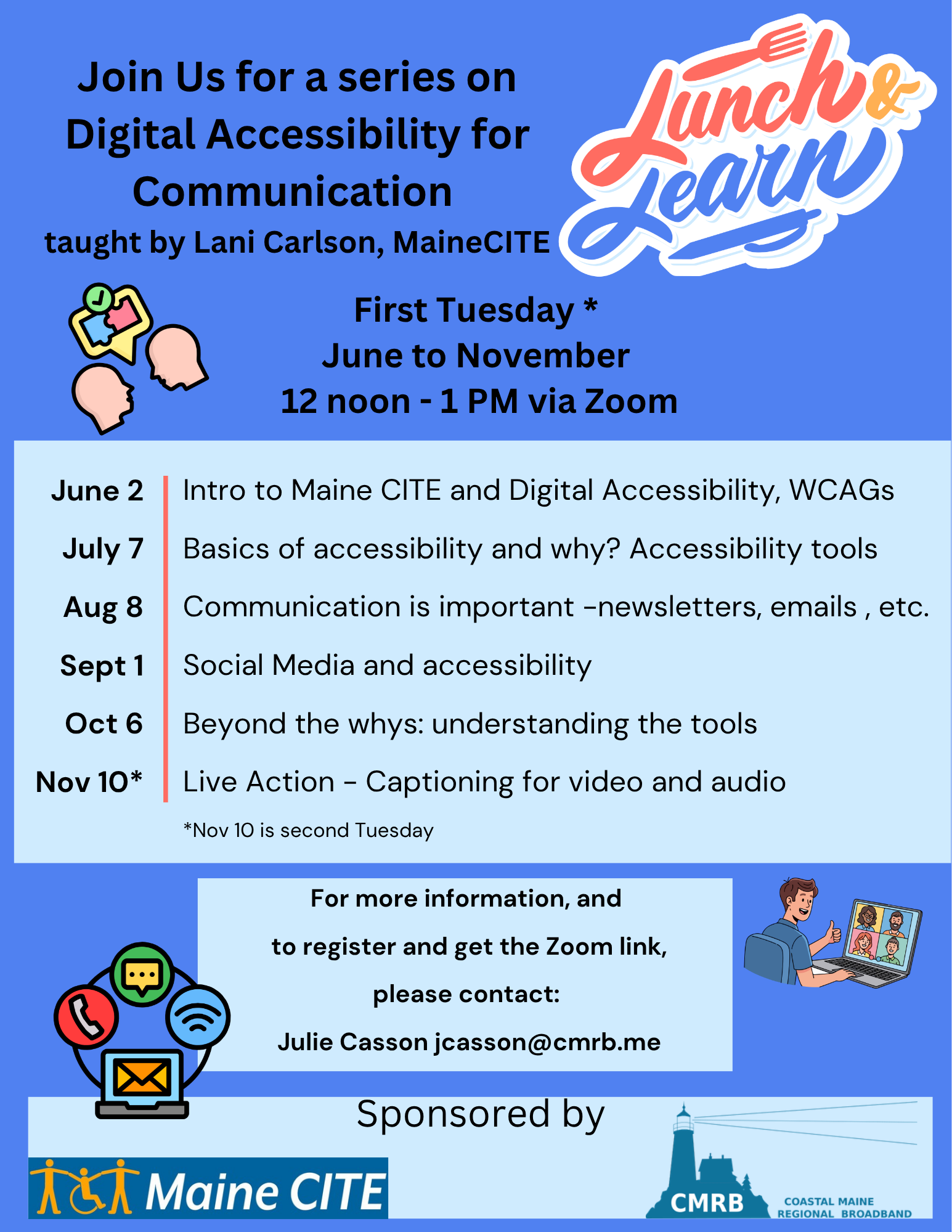 Digital Lunch & Learn Workshop on Accessible Communication 2026